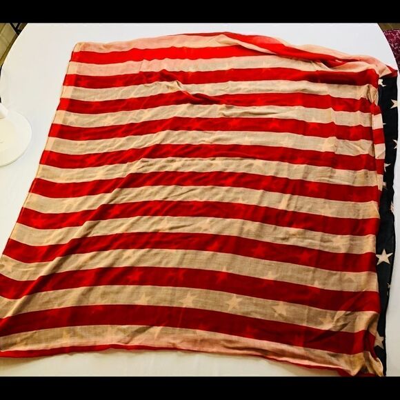American Flag Infinity Circle Scarf - Picture 9 of 9